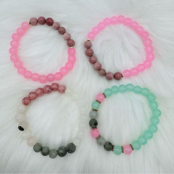 8mm Beaded Bracelets Bundle - Picture 4 of 4